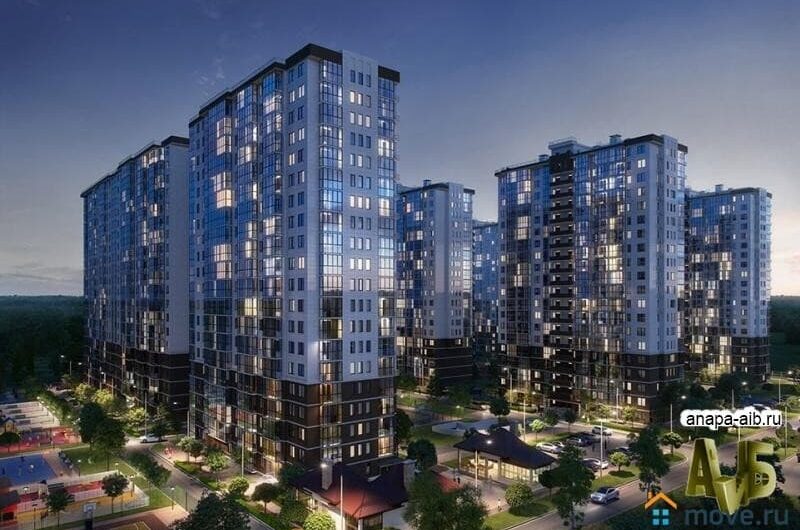 Продажа 1-комнатной квартиры, 40 м², Анапа, шоссе Анапское,                                                     24