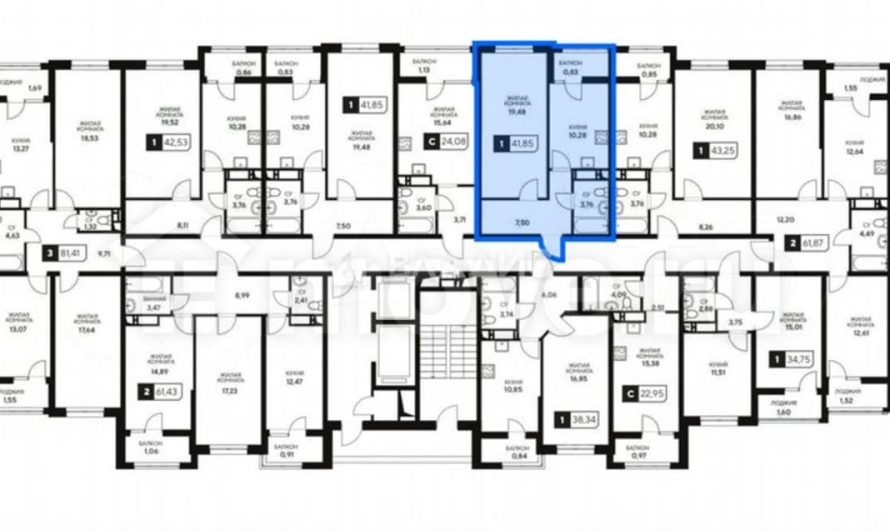 Продается 1-комнатная квартира, 41.9 м²,                                                     Анапа